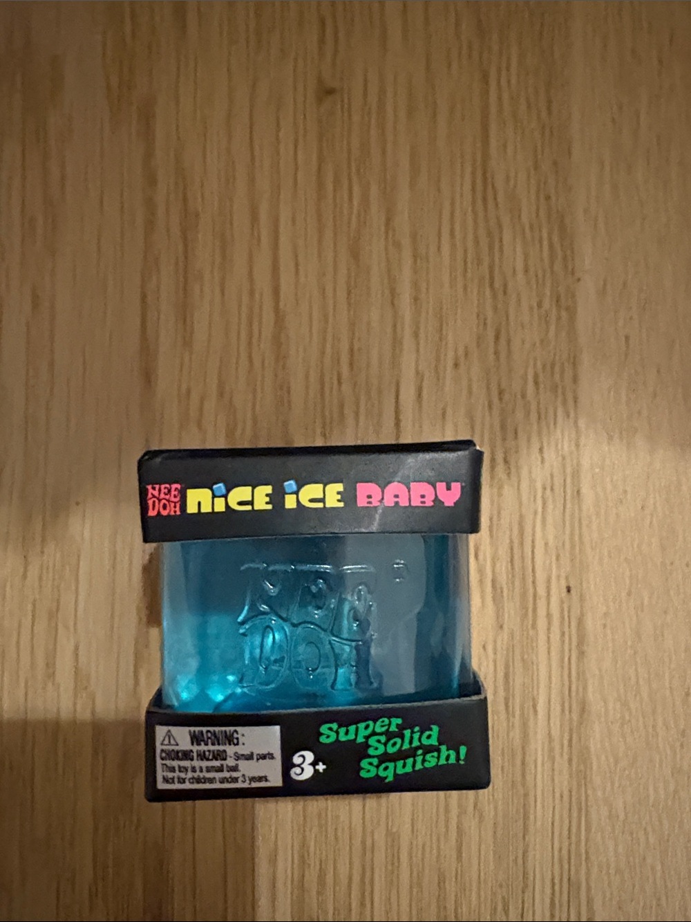 Nice Ice Baby Blue Super Solid Squish Toy